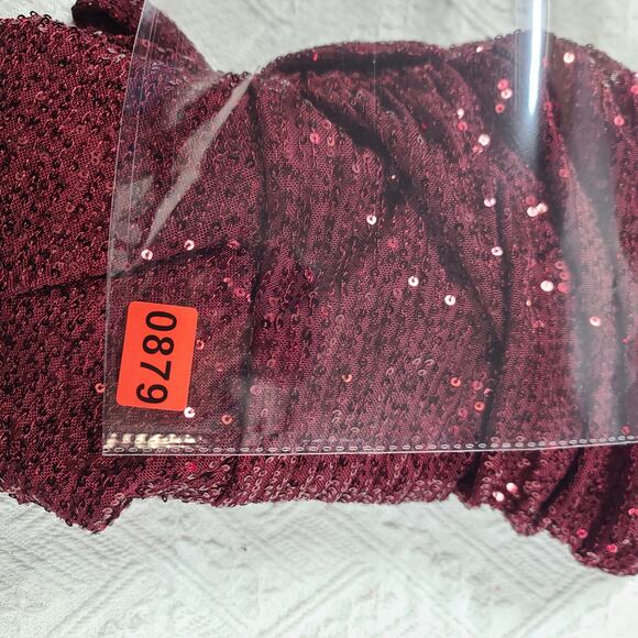 Lucy in the Sky Sequin bodycon mini red dress Size XS Holiday Party Festival - Picture 12 of 12